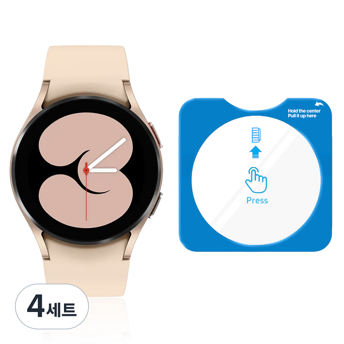클로버나인 클로버원터치 강화유리 고화질 투명 풀커버 액정보호 필름 1P, 투명, 4세트