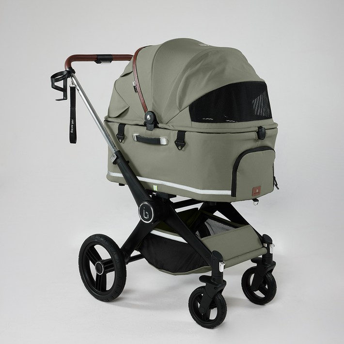 낫쏘빅 반려동물 파트라슈3 캐리어 분리형 유모차  레인커버  컵홀더  숄더스트랩 세트