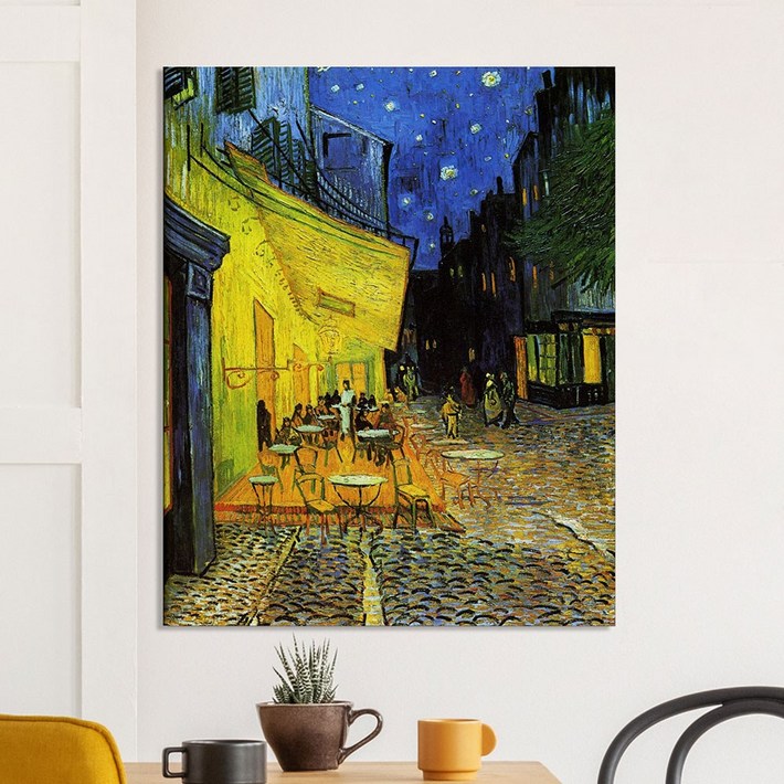 명화그림 인테리어 그림액자 잔잔하며 진한감동 반고흐  밤의까페테라스