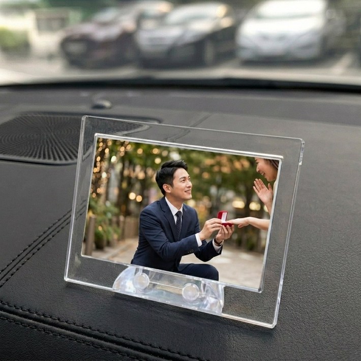 하네르 차량용액자 아크릴 사진걸이, 1개