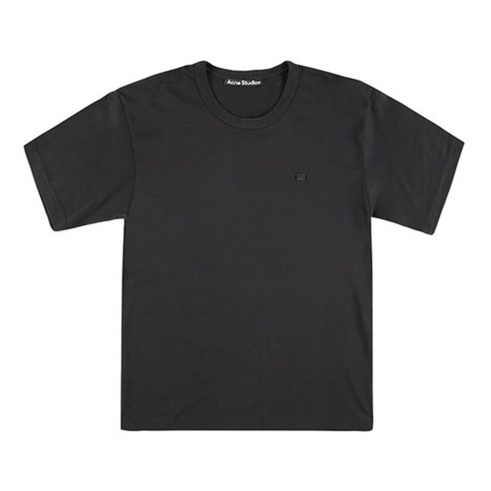 스튜디오 CL0290 BLACK 페이스 로고 마이크로 패치 공용 반팔티
