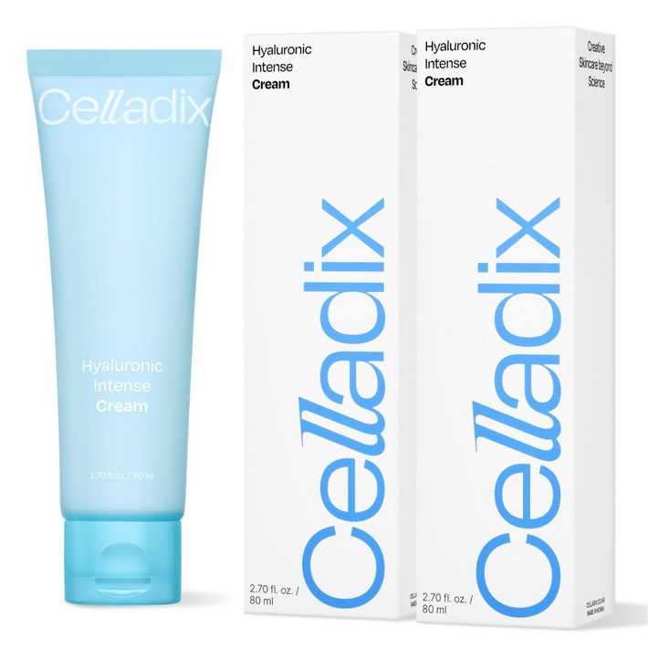 셀라딕스 히알루로닉 인텐스 크림 초고분자 히알루론산 저자극 진정 수분 보습, 2개, 80ml