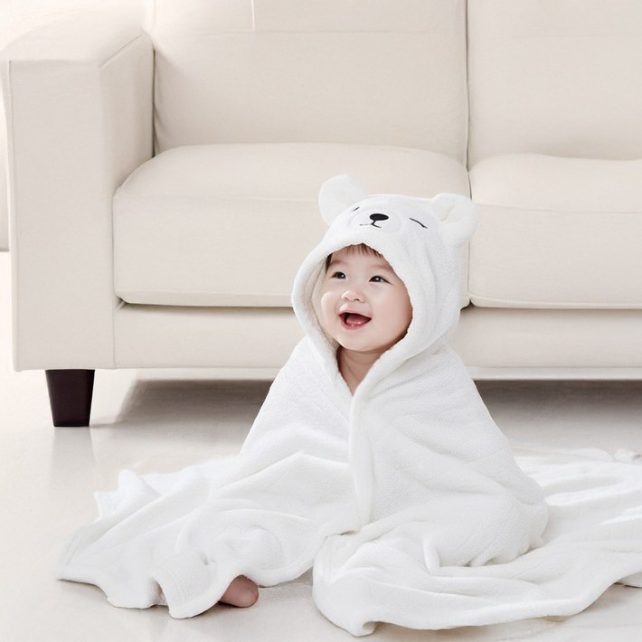 조이멀티 파스텔 양 유아 목욕타올