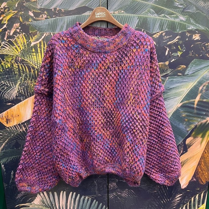 르니앤맥코이 컬러풀와플짜임니트MM12KN707IC