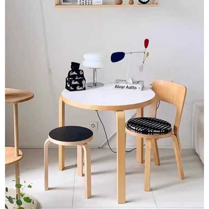 아르텍식탁 우드 테이블 원목 라운드 북유럽풍