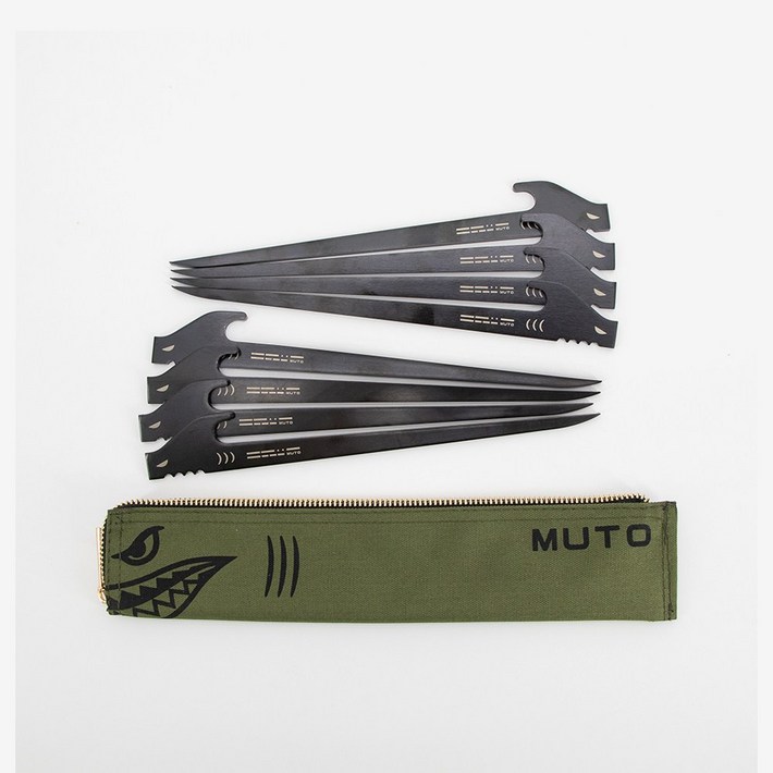 뮤토 샤크팩 고강도 캠핑팩 단조팩 23cm 28cm 사이즈 택일, 1개