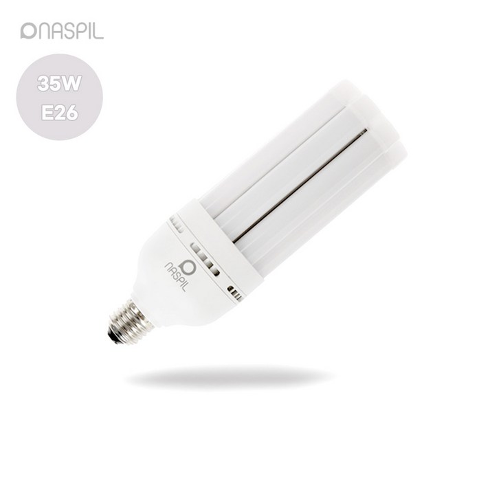 나스필 led 콘벌브 콘램프 전구 35W E26, 전구색노란빛색, 1개 나스필 led 콘벌브 콘램프 전구 35W E26, 전구색노란빛색, 1개