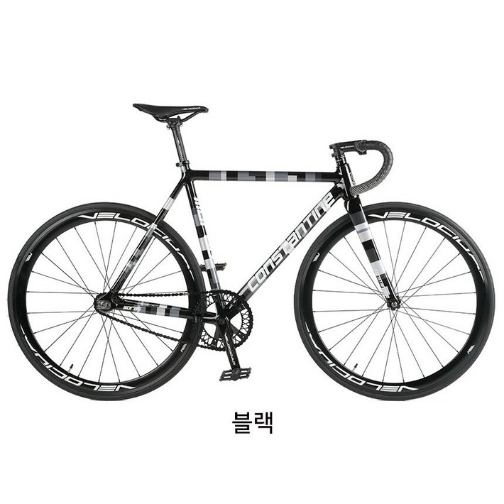 2025 콘스탄틴 드래그 픽시 오일슬릭 블랙 블루 자전거 완성차 조립 출고