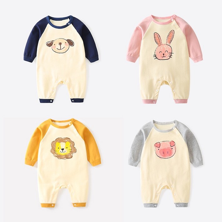 모모쨩 나그랑 긴팔 아기 우주복