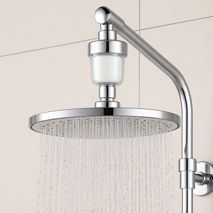 온딜샵 해바라기 샤워헤드  샤워기 필터, 해바라기샤워기헤드1개샤워필터1개, 1개