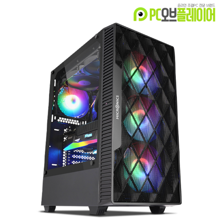피오플 컴퓨터 게이밍 고사양 조립PC 롤 서든어택 배틀그라운드 피파 사무용, 기본형, 게이밍 03번