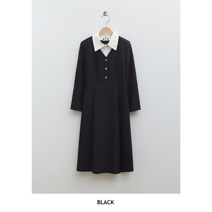 로엠 셔츠매칭 자켓형 원피스 RMOWE23RT2