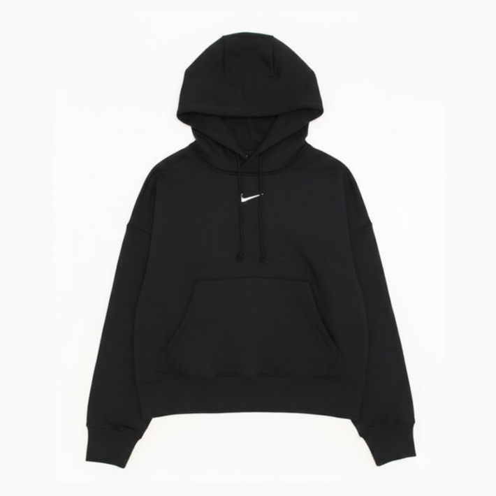 나이키 여성 플리스 오버사이즈 풀오버 후드티