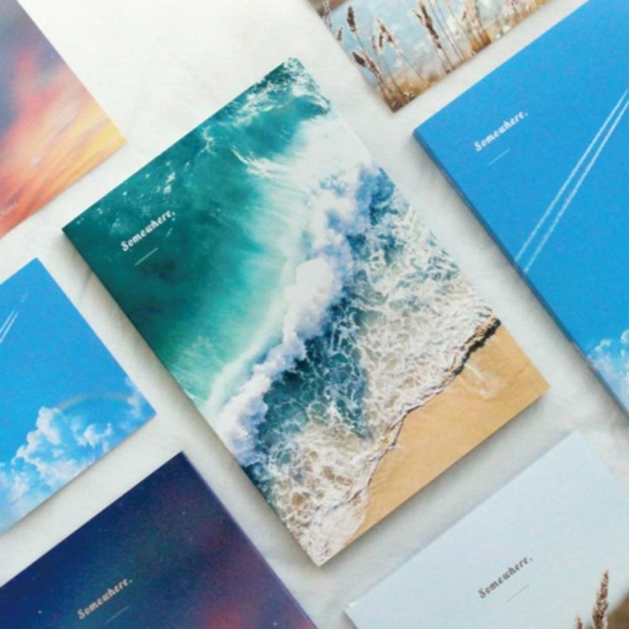 포토엽서 포함 만년형 위클리 다이어리 직장인 먼슬리 다꾸, 단일상품, 2구름