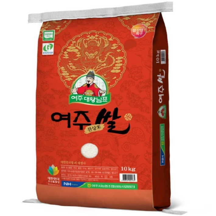 [2024년산][당일도정] 농협양곡 대왕님표 여주쌀 진상미, 10kg, 1개