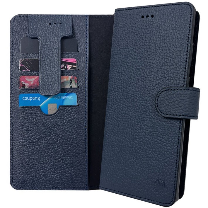 갤럭시A51 쏠 에리 천연소가죽 카드 지갑 다이어리 케이스