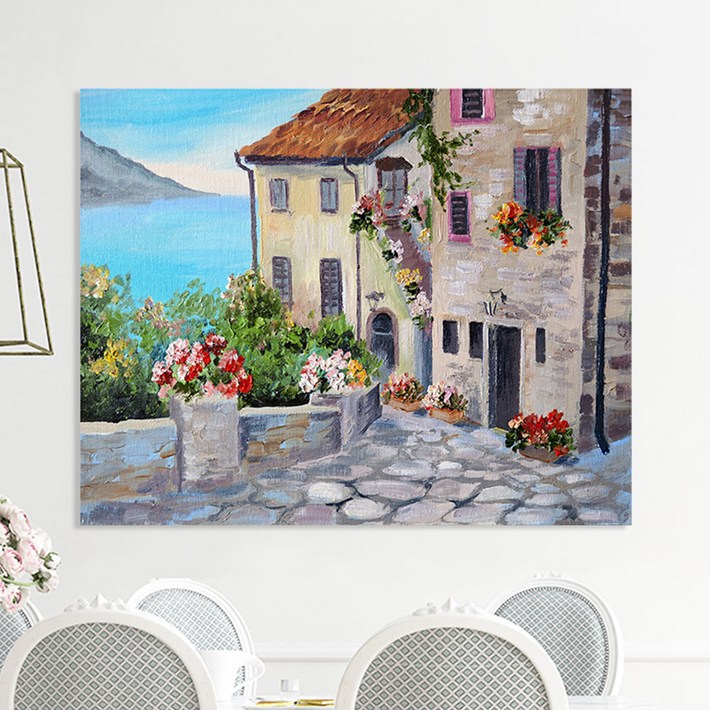 세잔느화실 캔버스액자224.지중해