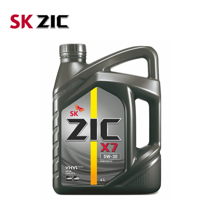 지크 가솔린 엔진오일 ZIC X7 5W30 4L, 1개