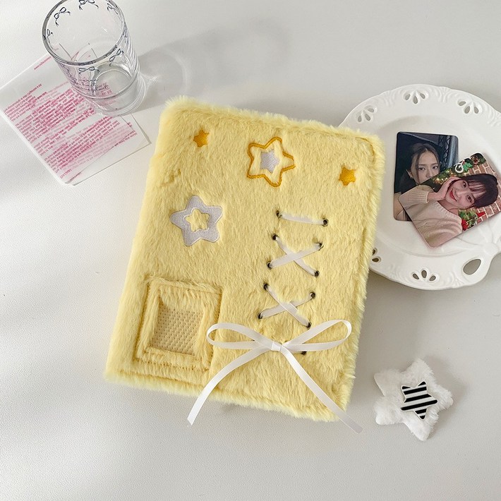 송흥 30장 A5 4칸양면속지 6공 포카바인더 포카앨범 다이어리, 옐로우, 1세트