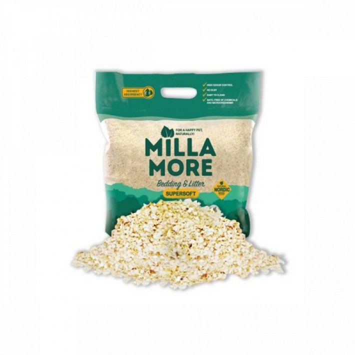 앵무새사료 밀라모어 소프트 베딩 2kg 먼지제로 앵무새간식, 1개
