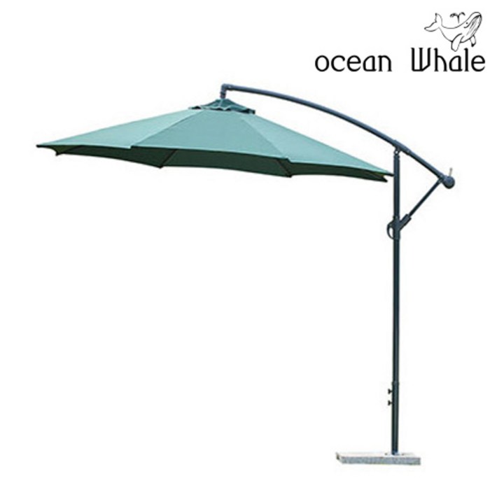 Ocean Whale 초대형 가든 원형 파라솔 특대형 파라솔, 초대형 가든 원형파라솔 그린