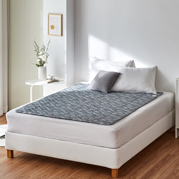 2026년형 한일의료기 원적외선 프리미엄 탄소열선 전기요 ,그레이 트리 대형, 2인용, 135180 CM, 그레이, 135 x 180cm