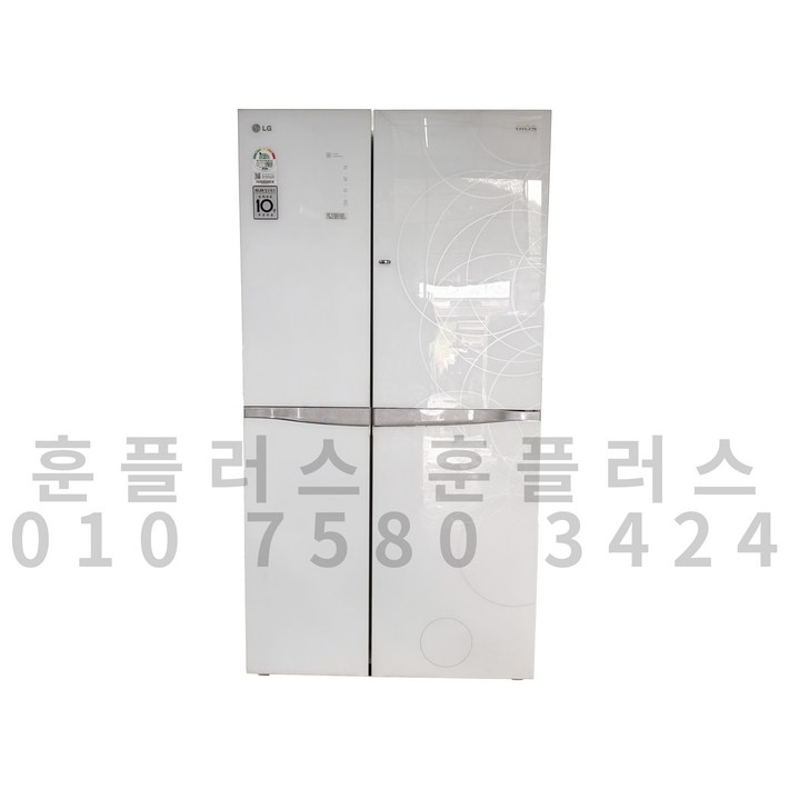 중고 LG 양문 냉장고 화이트 매직스페이스 850L, 1