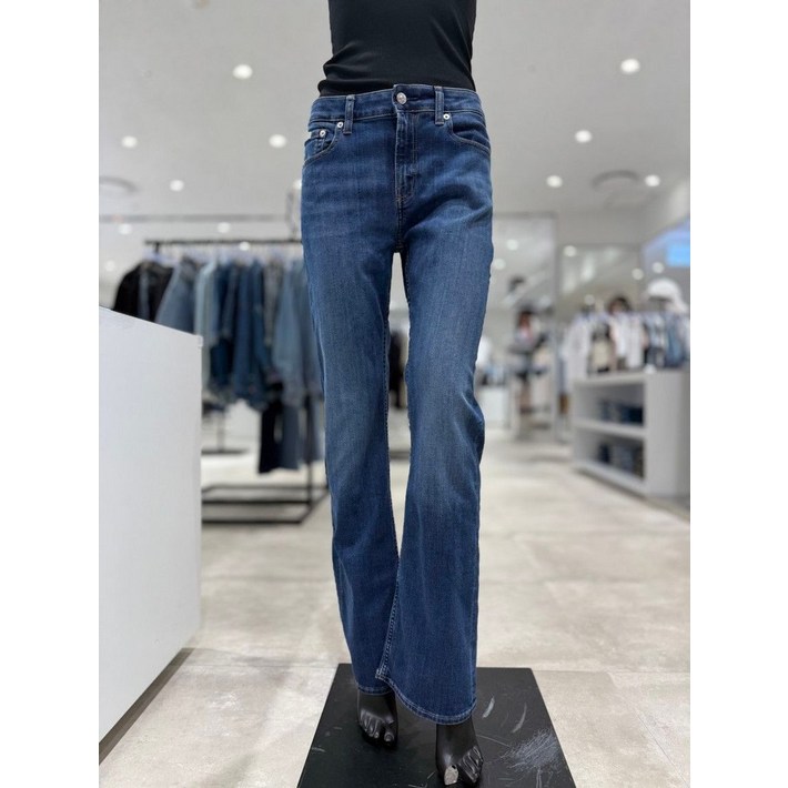 캘빈클라인 진 여성 릴렉시드 부츠컷 데님 팬츠47AB724UN2 IHX692 LXT468