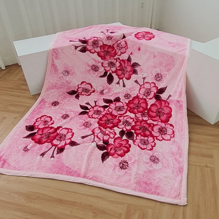 보들보들 양면 밍크담요 밍크이불 패드 대형 이중담요