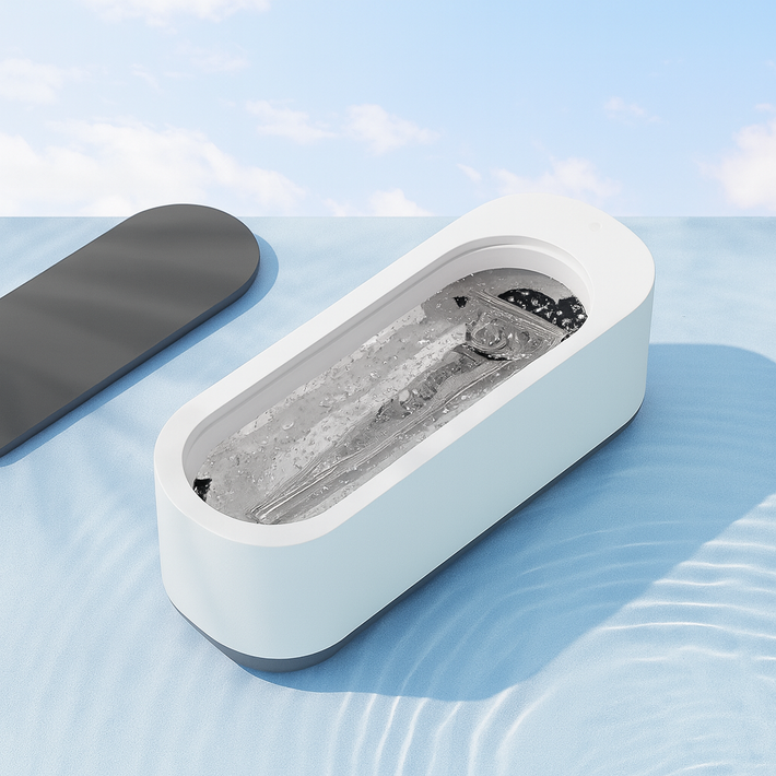 플랜펀 다용도 초음파 세척기, 1개, 화이트