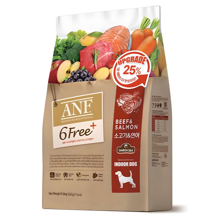 ANF 전연령 독 식스프리 플러스 레드 건식사료