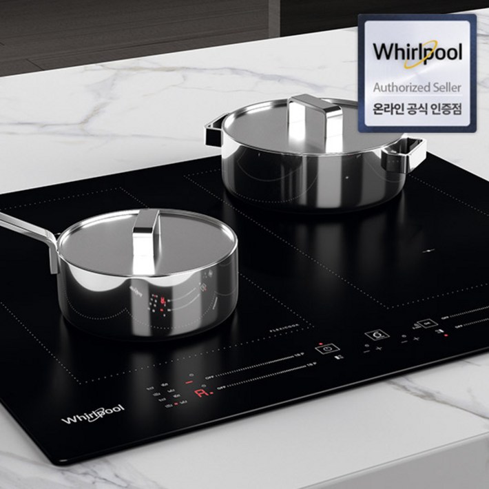 월풀 프리미엄 스마트 듀얼 4구 인덕션 WLS1360NE