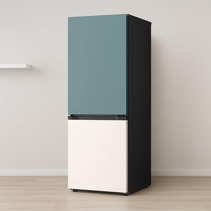 색상선택형 LG전자 오브제 344L 빌트인 메탈 모던엣지 2도어 냉장고 방문설치