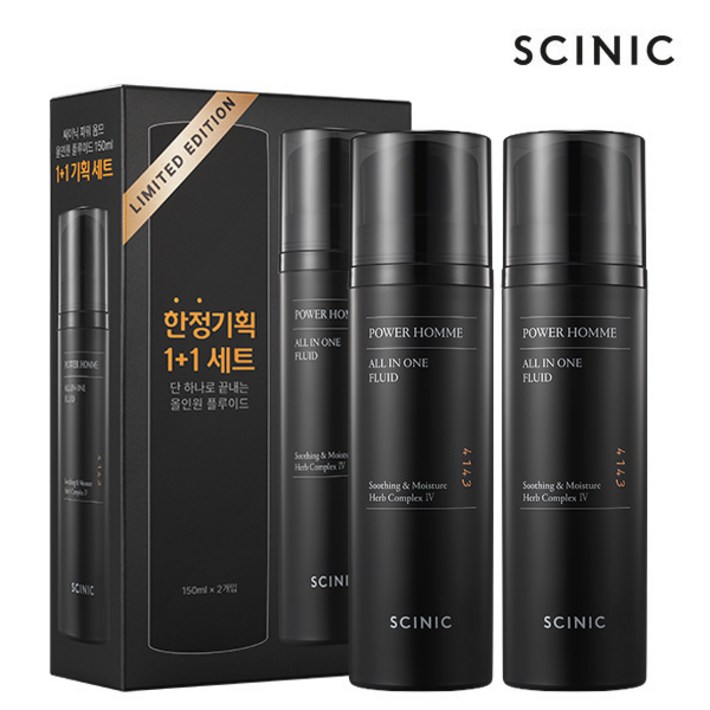 11 싸이닉 파워 옴므 올인원 플루이드 대용량, 2개, 150ml