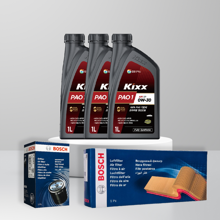 G90 HI 3.8 가솔린 엔진오일세트 킥스 파오1 0W30 PAO1