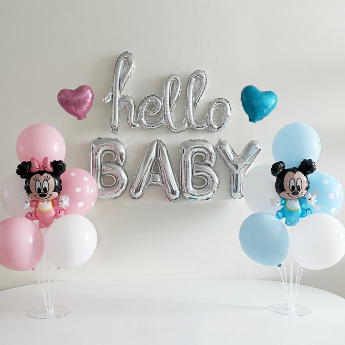 미키 미니 마우스 베이비 샤워 풍선 세트
