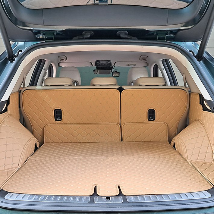 가온 스포티지QL 트렁크매트 차박 매트 풀커버, 새들브라운, 사운드 유