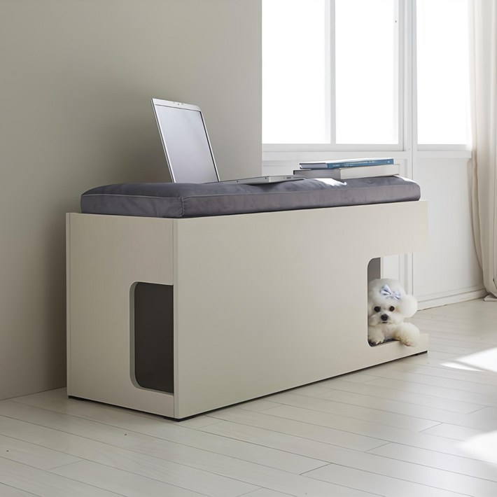 메루야 반려동물 큐브 베드벤치 펫하우스