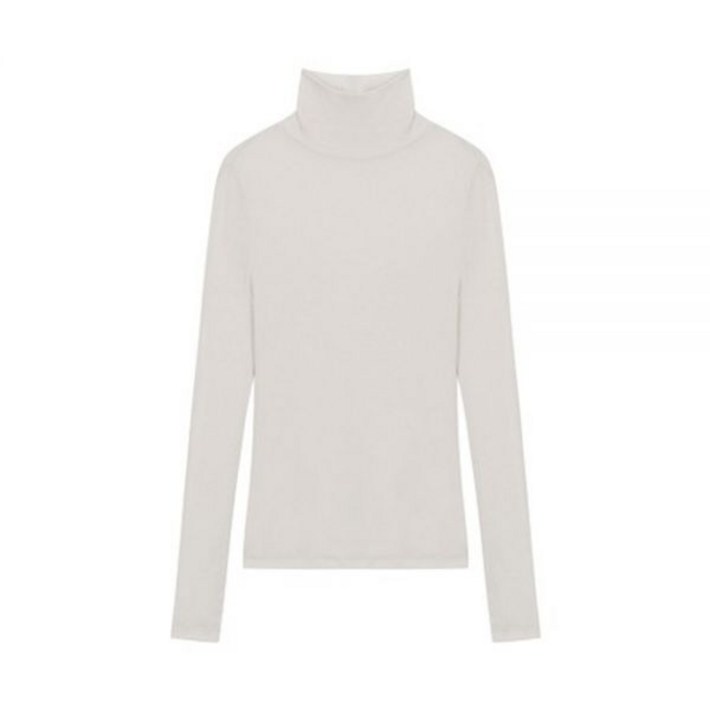 더엣지 25FW 메리노울혼방 시어 니트 아이보리