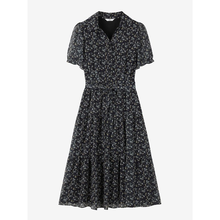 씨씨콜렉트 중계점 플로럴 프린트 벨티드 드레스 E252PSE168 여성 여름 원피스