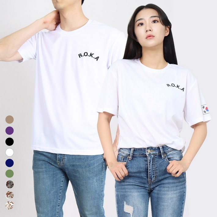 꾸나와곰신 ROKA 코리아아미 로카티 반팔 꾸나와곰신 ROKA 코리아아미 로카티 반팔