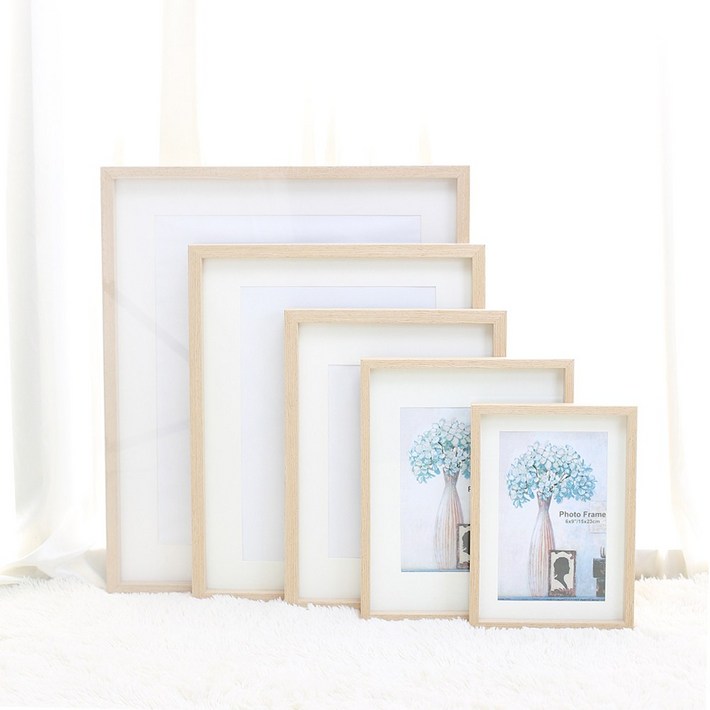 블레스프레임 네츄럴 우드 액자