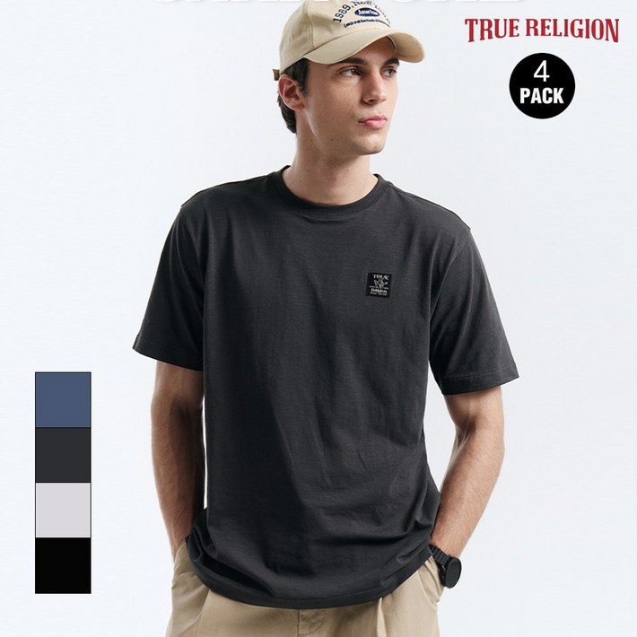트루릴리전 25SS 남성 에어리 반팔 티셔츠 4종세트