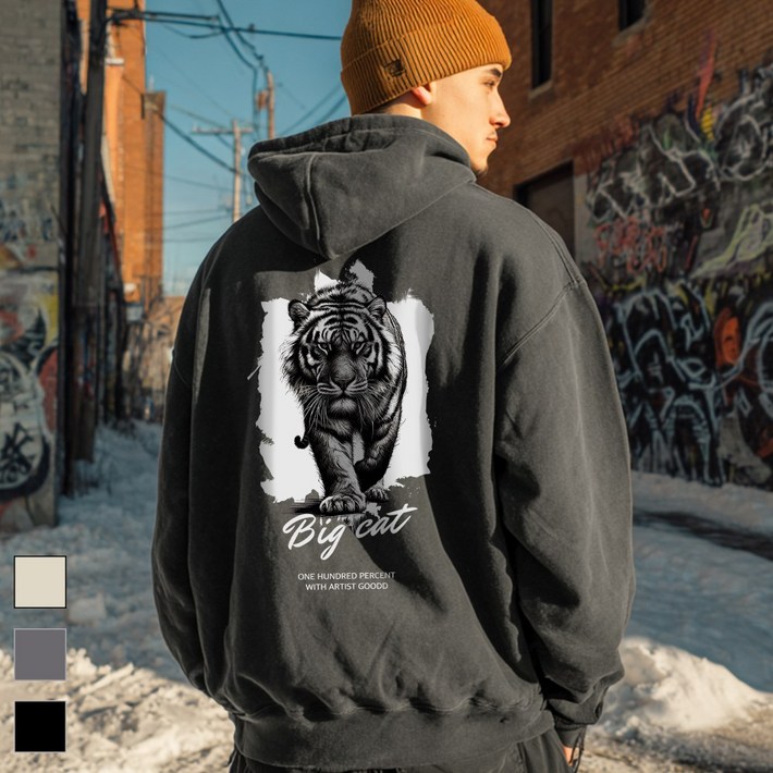 OHP 작품을 입는다 기모 후드집업 best4