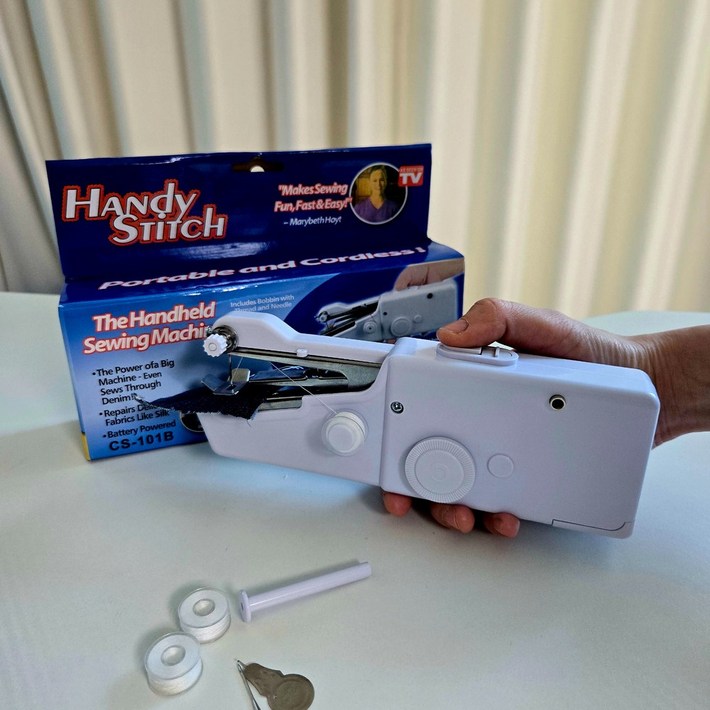 슈렌다 휴대용 핸드 미싱기 자동 미니재봉틀