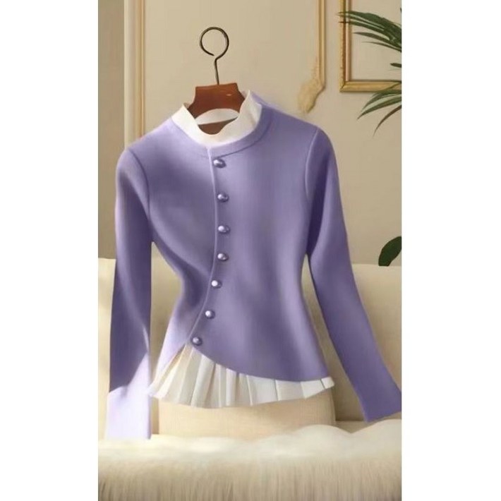 딜마켓 피선상의  여성 봄 가을 버튼 포인트 블라우스 티셔츠 상의