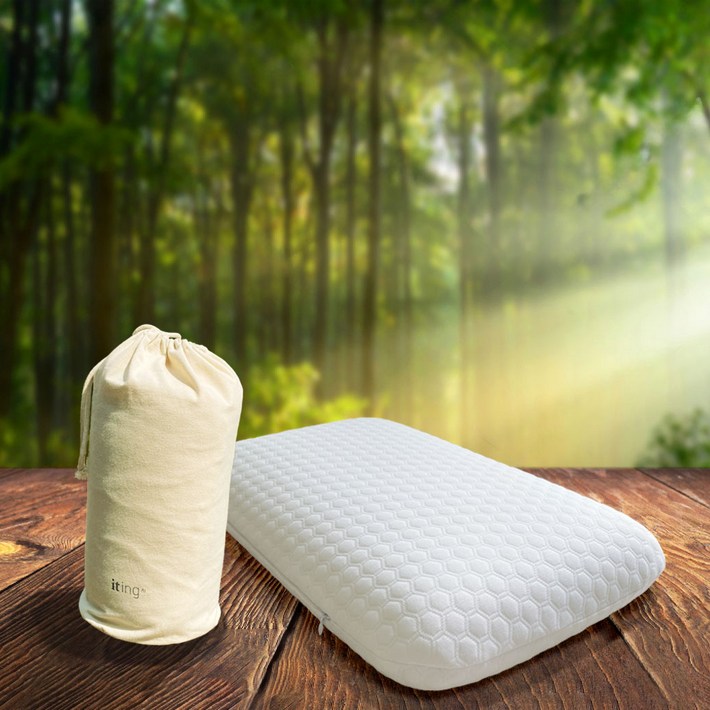 잇잉 캠핑 베개 휴대용 메모리폼 화이트 1개 50cm 꿀잠베개, 화이트 503010cm, 1개