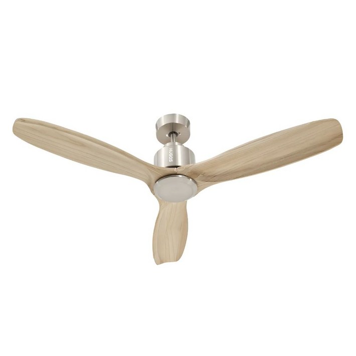 52인치 저소음 천장실링팬 리모컨 포함 무상AS  화이트  우드 색상 역방향가능