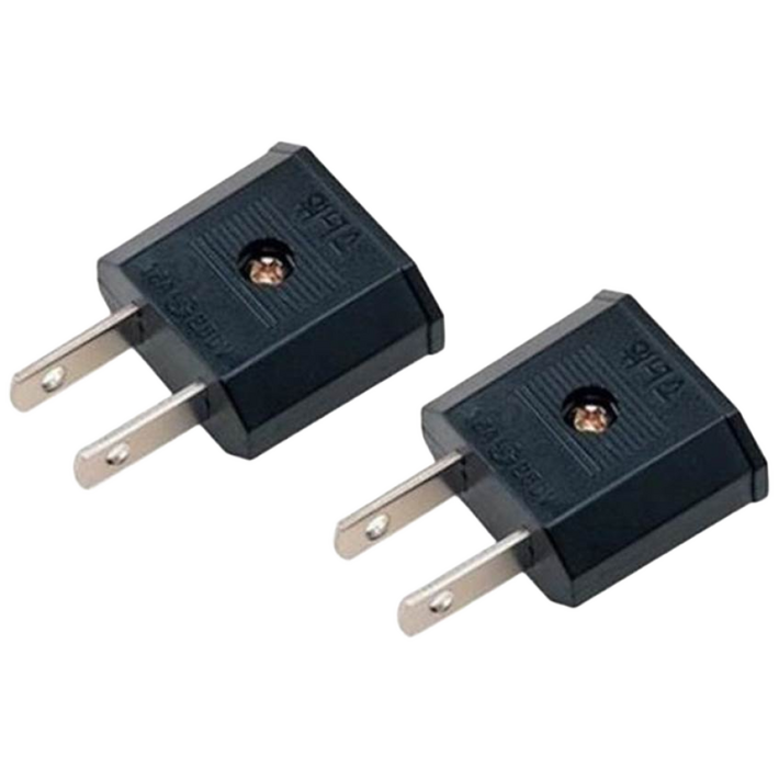 국산 어답터 여행용 어댑터 2개 일자 플러그 11 돼지코 220v  110v 변환 돼지코 플러그, 2개
