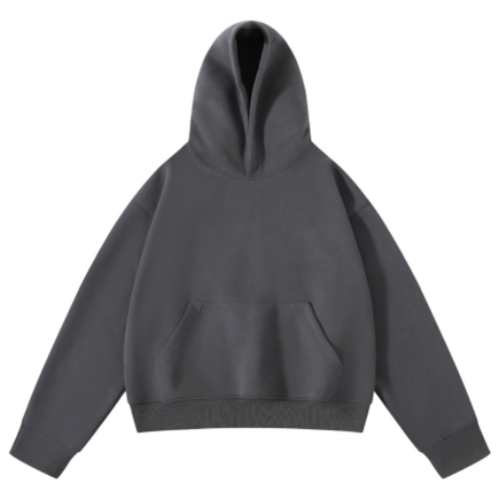 남자 오버핏 후드티 숏후드 커플 두꺼운 후드티셔츠